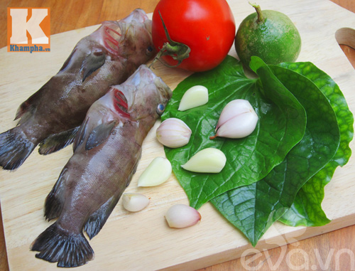 Cách nấu món canh cá mú nấu lá lốt nóng hổi
