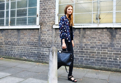 Phong cách street style ấn tượng ở london fashion week