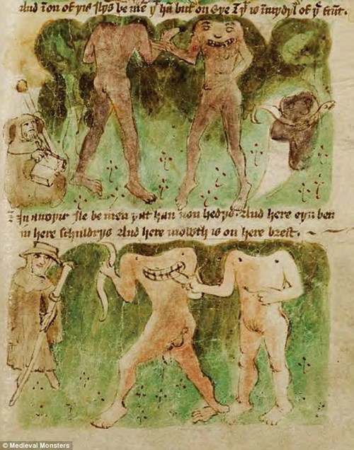 Tiết lộ những hình ảnh thú vị về quái vật thời trung cổ