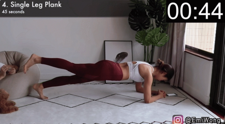 Biến thể plank siết mỡ bụng giúp dáng thon eo gọn sau vài tuần