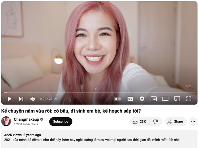 Sự trở lại của beauty blogger changmakeup