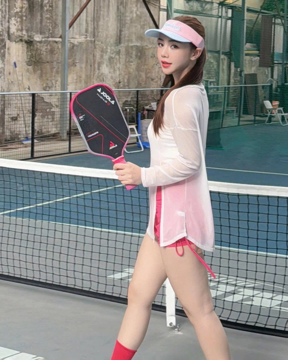 Sao việt lựa chọn trang phục cẩn thận hơn khi chơi pickleball