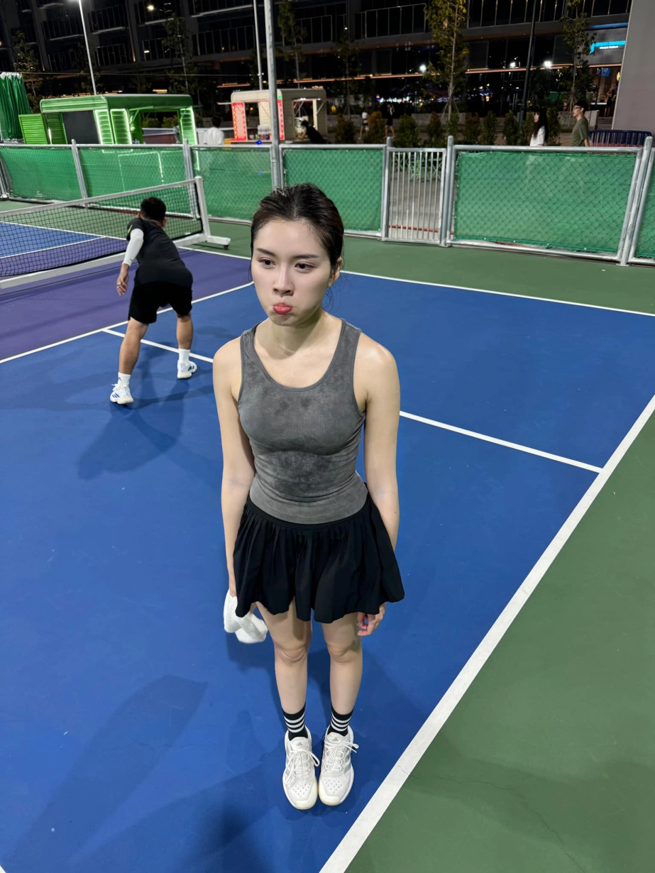 Sao việt lựa chọn trang phục cẩn thận hơn khi chơi pickleball