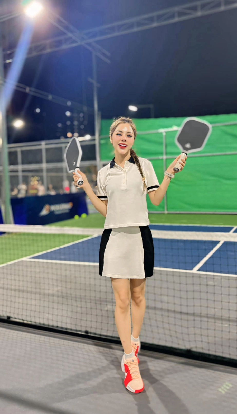 Sao việt lựa chọn trang phục cẩn thận hơn khi chơi pickleball