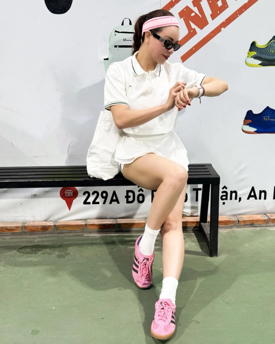 Sao việt lựa chọn trang phục cẩn thận hơn khi chơi pickleball