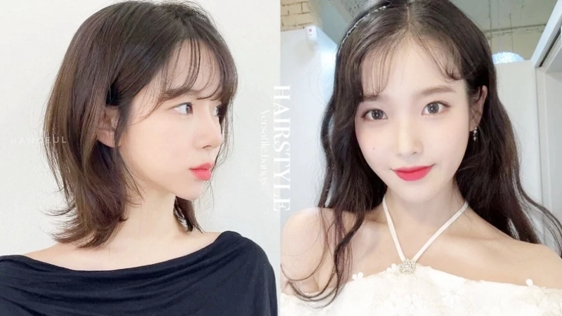 2 kiểu mái giúp mặt thon gọn được phụ nữ hàn tin dùng