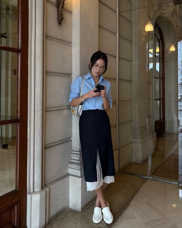 Kiểu chân váy đơn giản nhưng sành điệu giành cho chị em