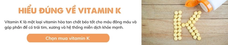 Tác dụng của vitamin k