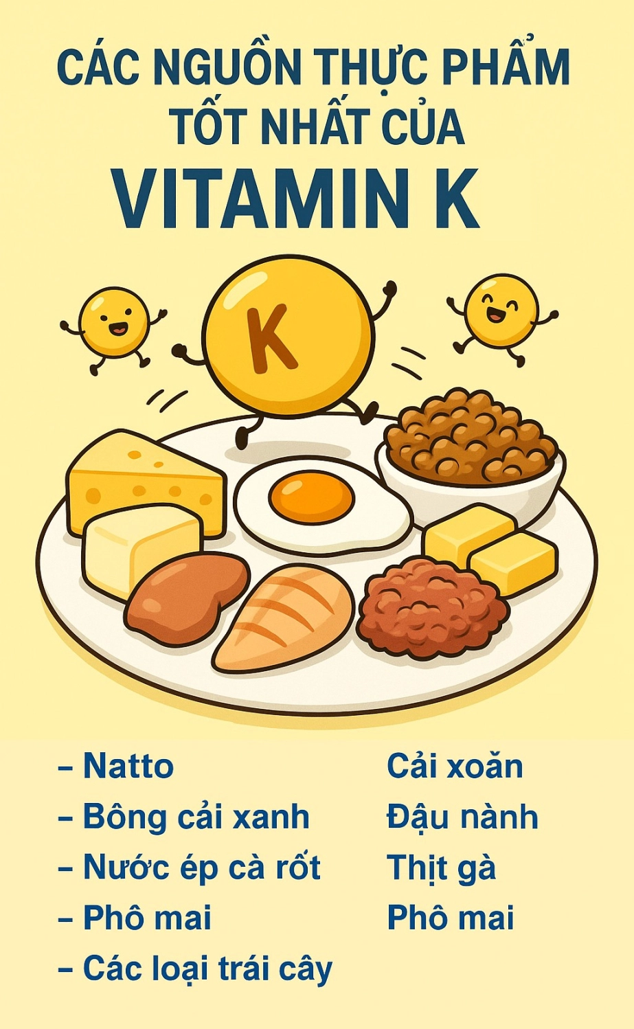 Tác dụng của vitamin k